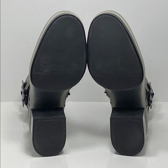 Clergerie Eden Leather Combat Boots size 39.5 - Picture 13 of 14